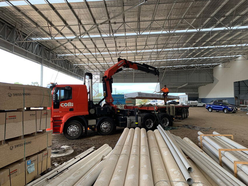 DM Breaker News: Another major project supplied and delivered by the Colli Truss and Frame Team